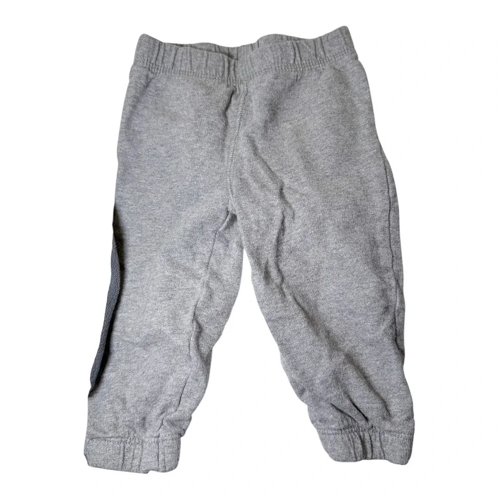Carter's Baby Boy 9M Vest Pants‎ Jeans 6pc Lot Gray Black Blue Fox Glasses Print